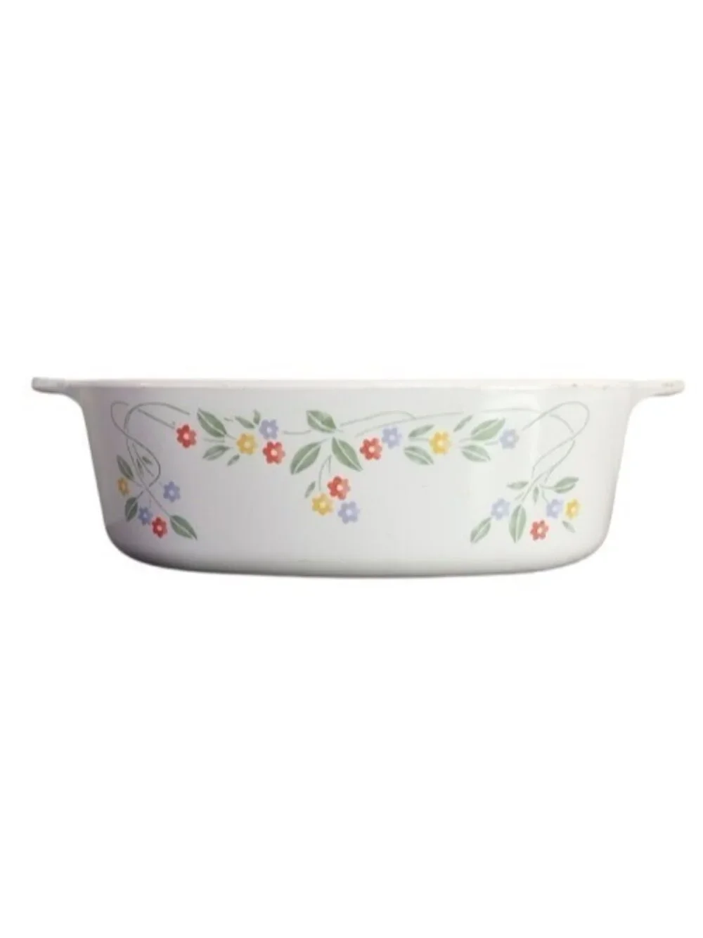 Corning Ware English Meadow Casserole Dish A-2-B 2 Liter No Lid Vintage